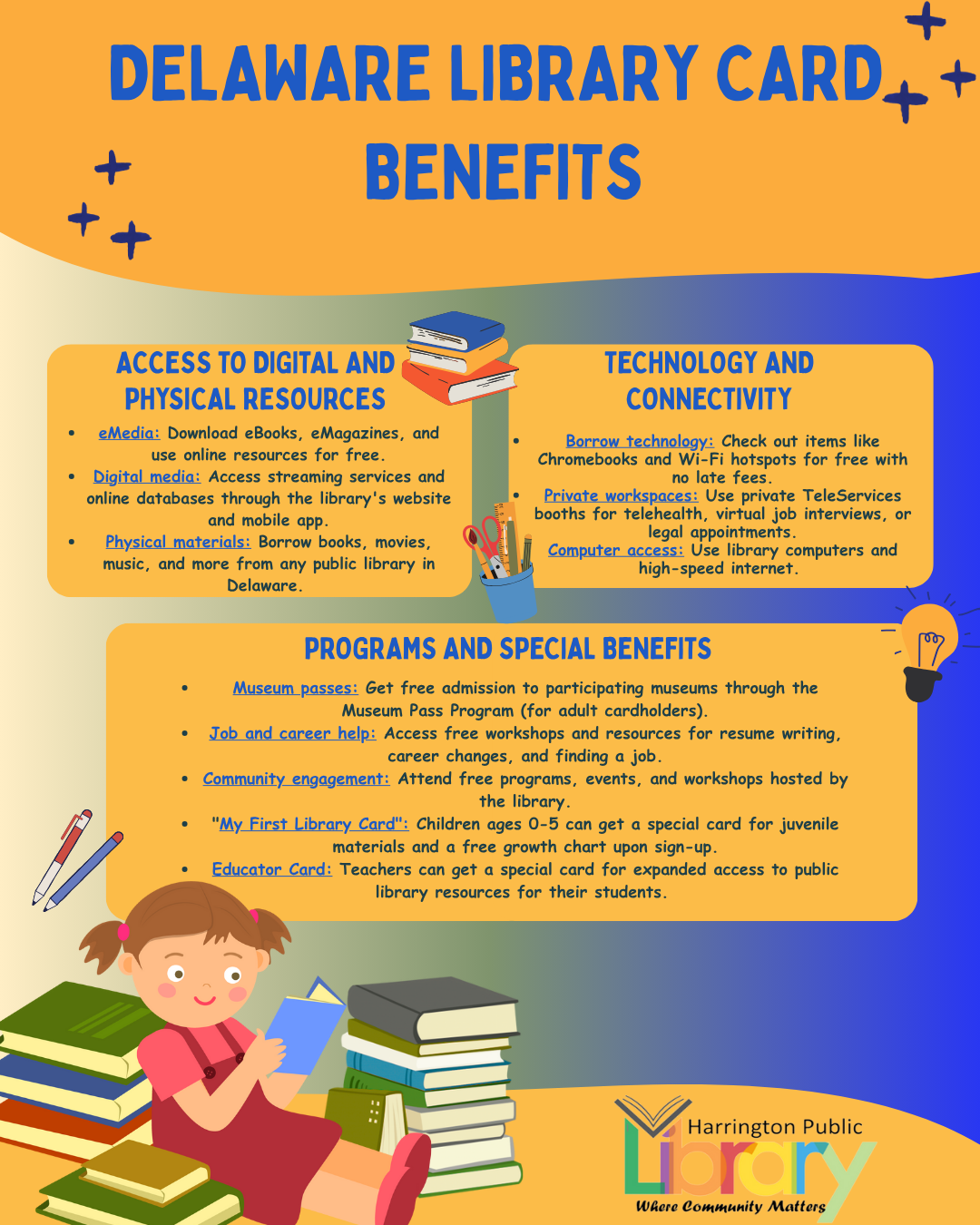 Delaware Library Card Benefits